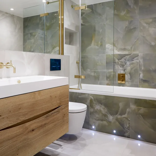 Terrazzo Porcelain Bathroom Tiles - Boutique Stone