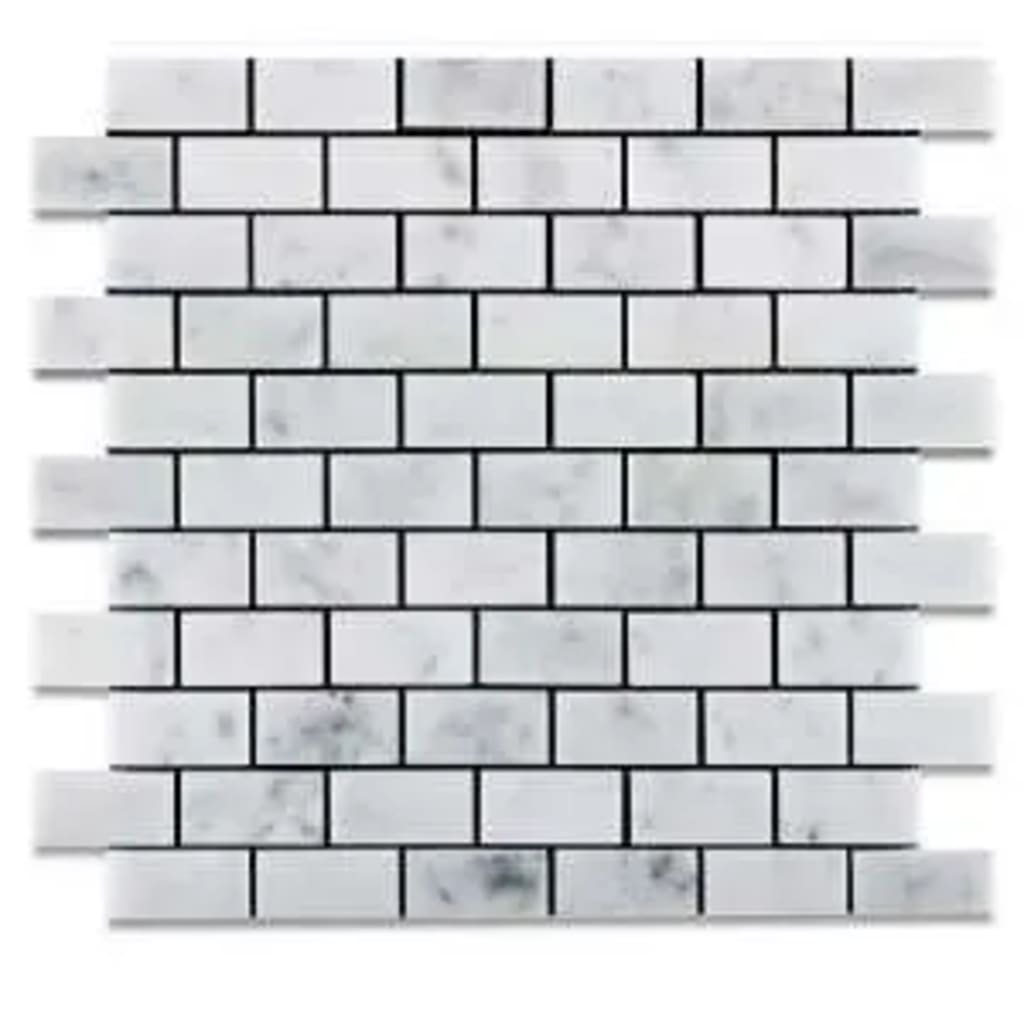 Carrara Marble Mosaic Brick