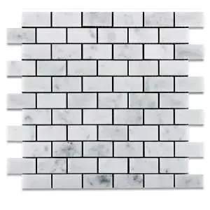 Carrara Marble Mosaic Brick