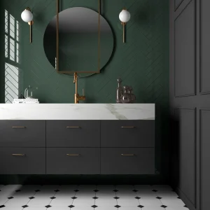 Finley Flat Green Wall Tile