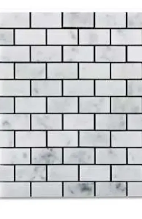 Carrara Marble Mosaic Brick