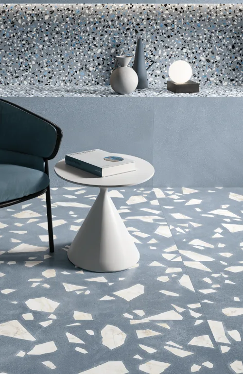Fiori Blue Terrazzo