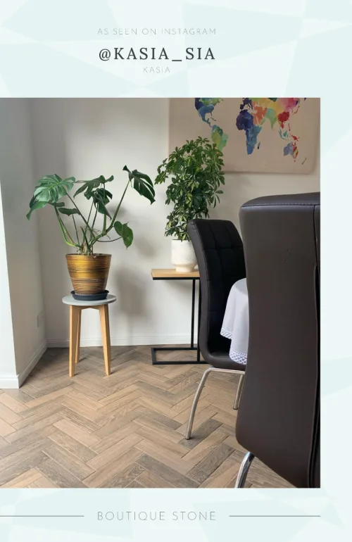 Prescott Herringbone Wood-Effect