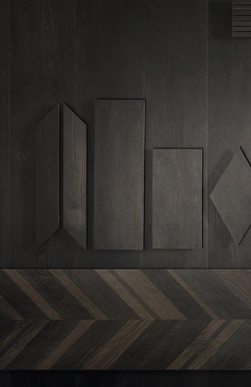 Reed Noir Porcelain Tiles