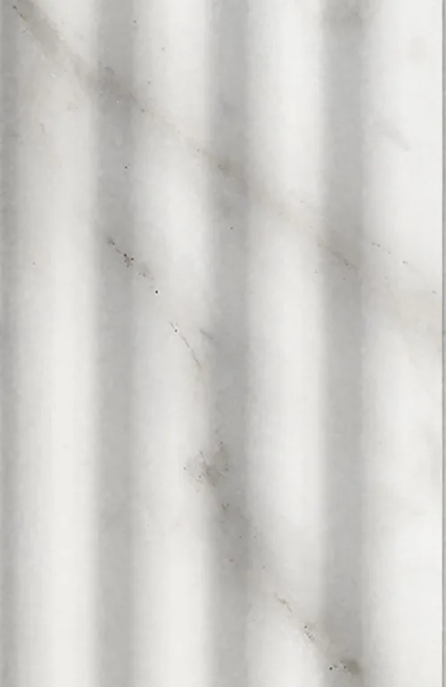 Cera Fluted Carrara Marble