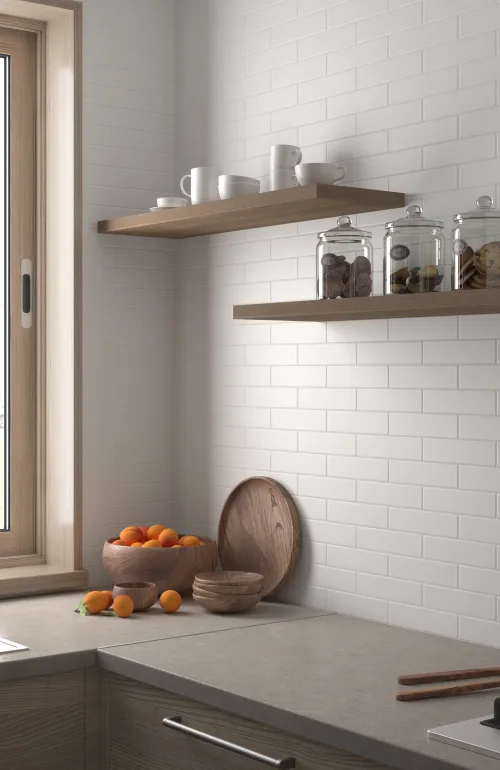 Finley Flat White Wall Tile