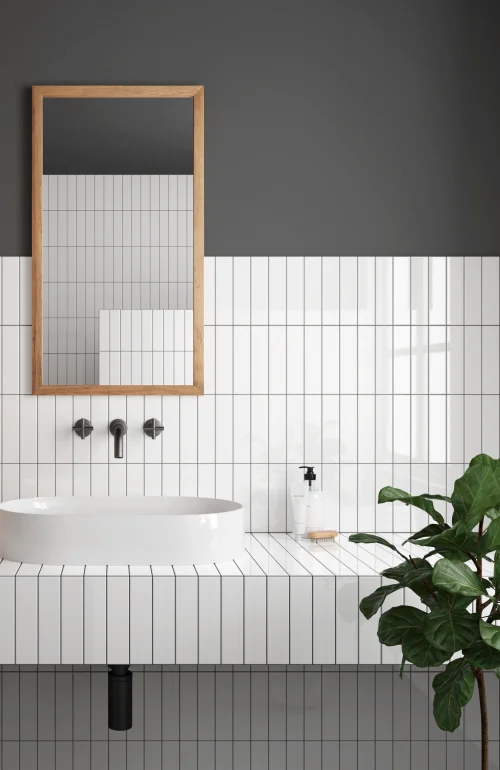 Finley Flat White Wall Tile