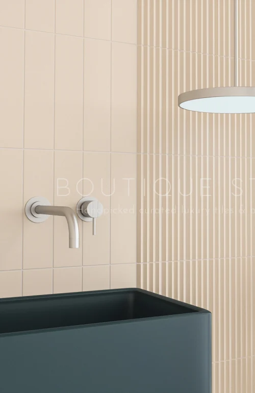 Finley Fluted Ivory Wall Tile