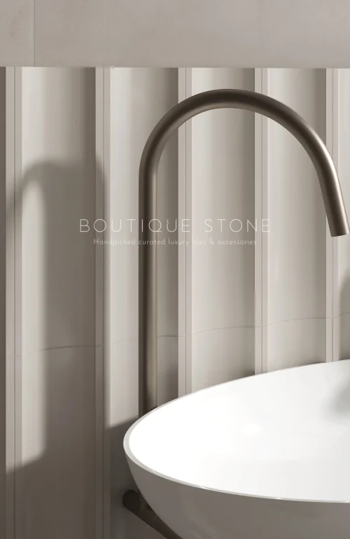Avion Fog Fluted Tiles