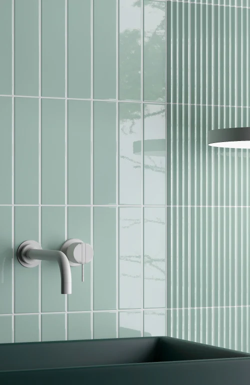 Finley Fluted Aloe Wall Tile