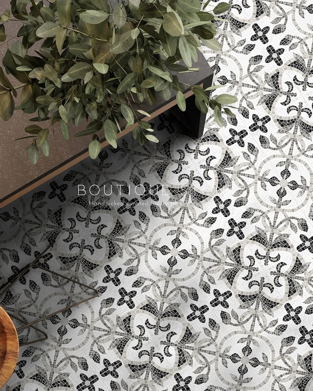 Your space deserves depth and light. Introduce it with the quiet sophistication of ancient Roman Mosaic. Its interplay of matt and gloss finishes adds texture and movement, creating rooms that feel both timeless and alive. 

Crafted from high-quality porcelain for lasting strength, Roman Mosaic strikes a balance between elegance and everyday practicality—perfect for both homes and commercial spaces. 

Suitable for walls and floors with its practical 20x20 size