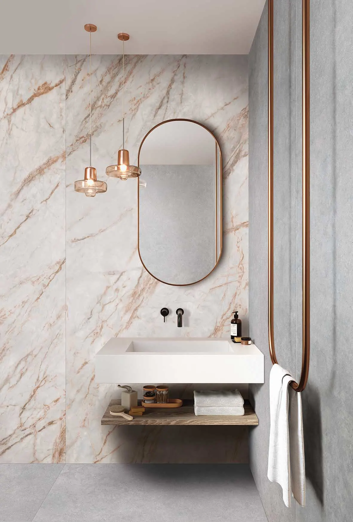 Aspera Blush Marble Porcelain