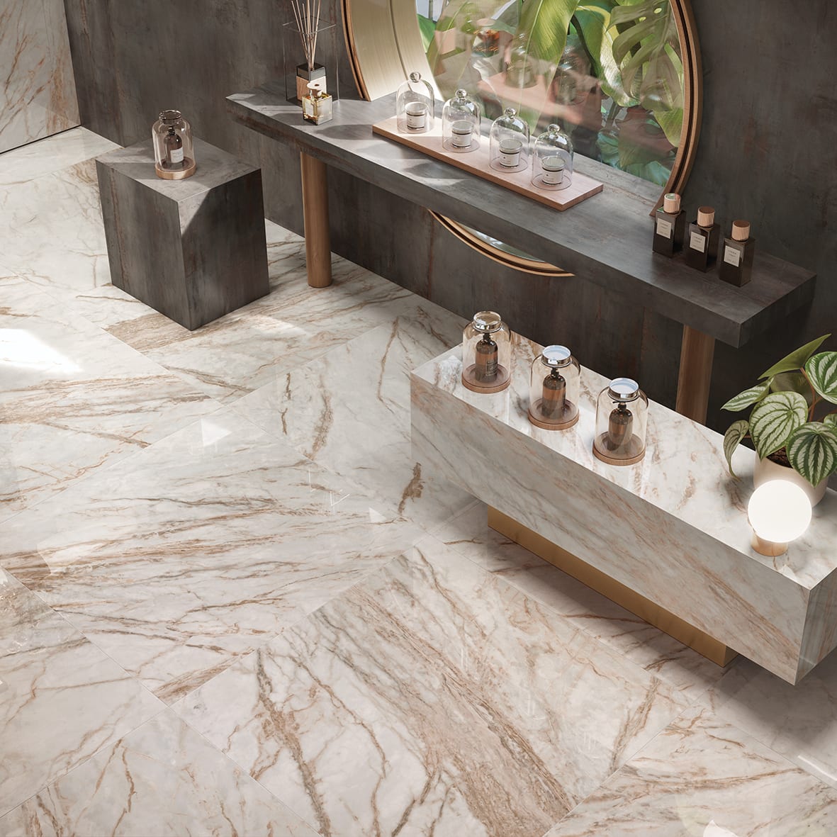 Aspera Blush Marble Porcelain