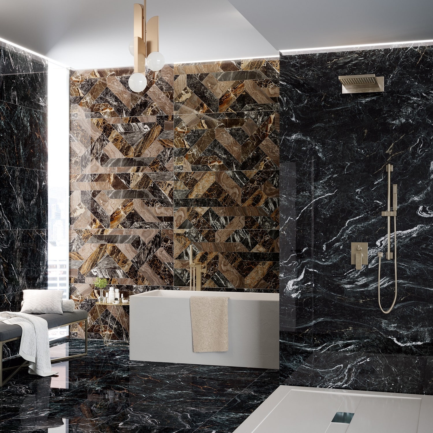 Celeste Marble Dark Decor