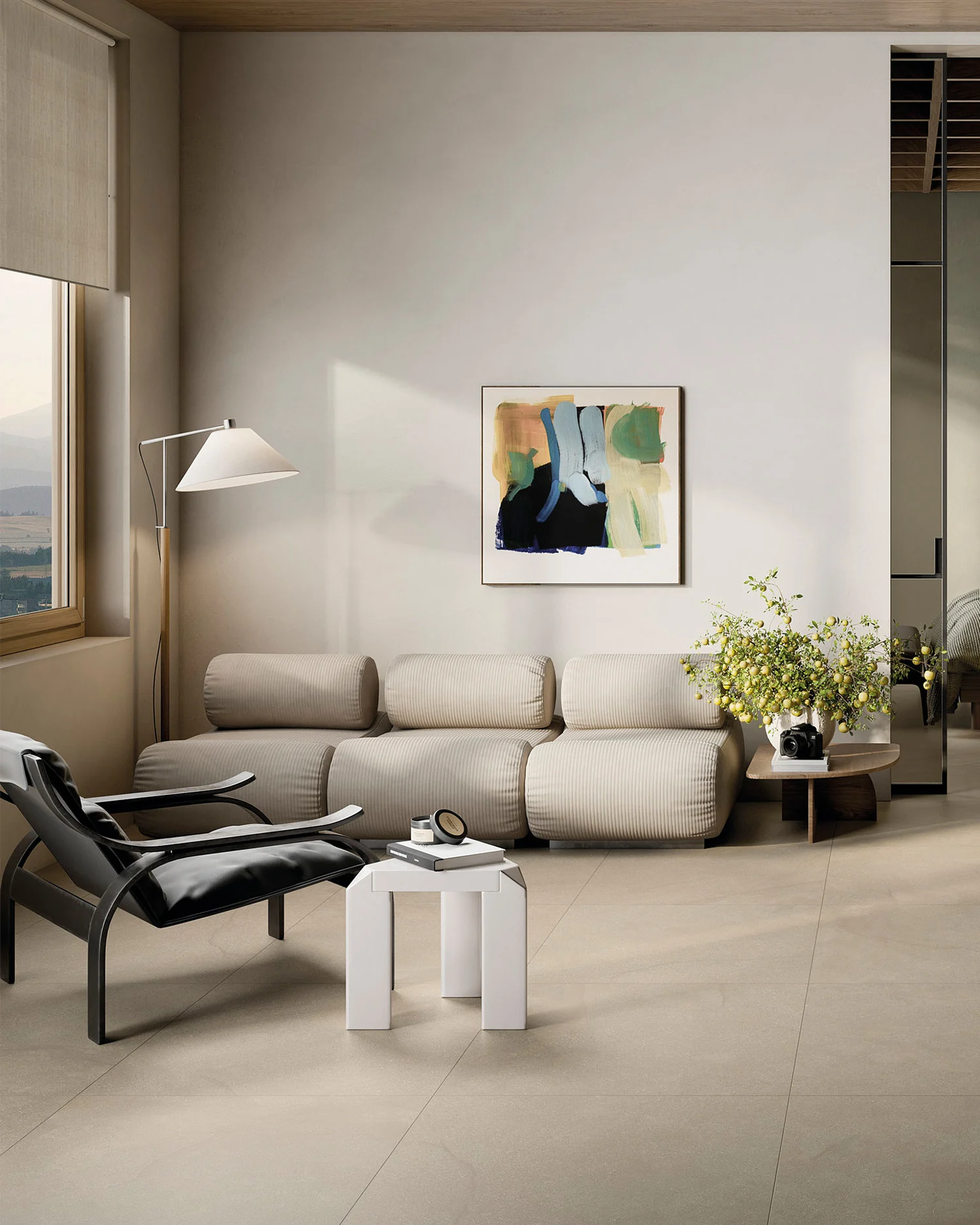 Pius Taupe Porcelain