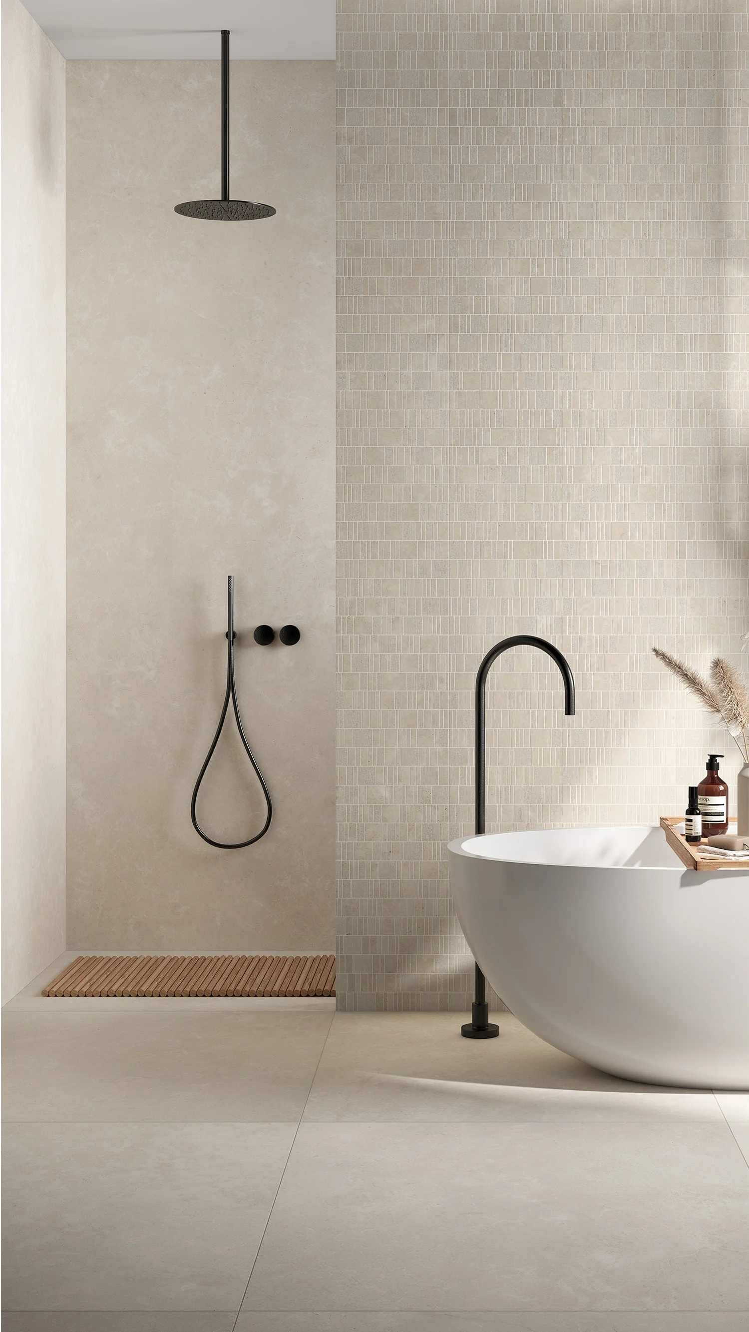 Blake Limestone Porcelain Tiles