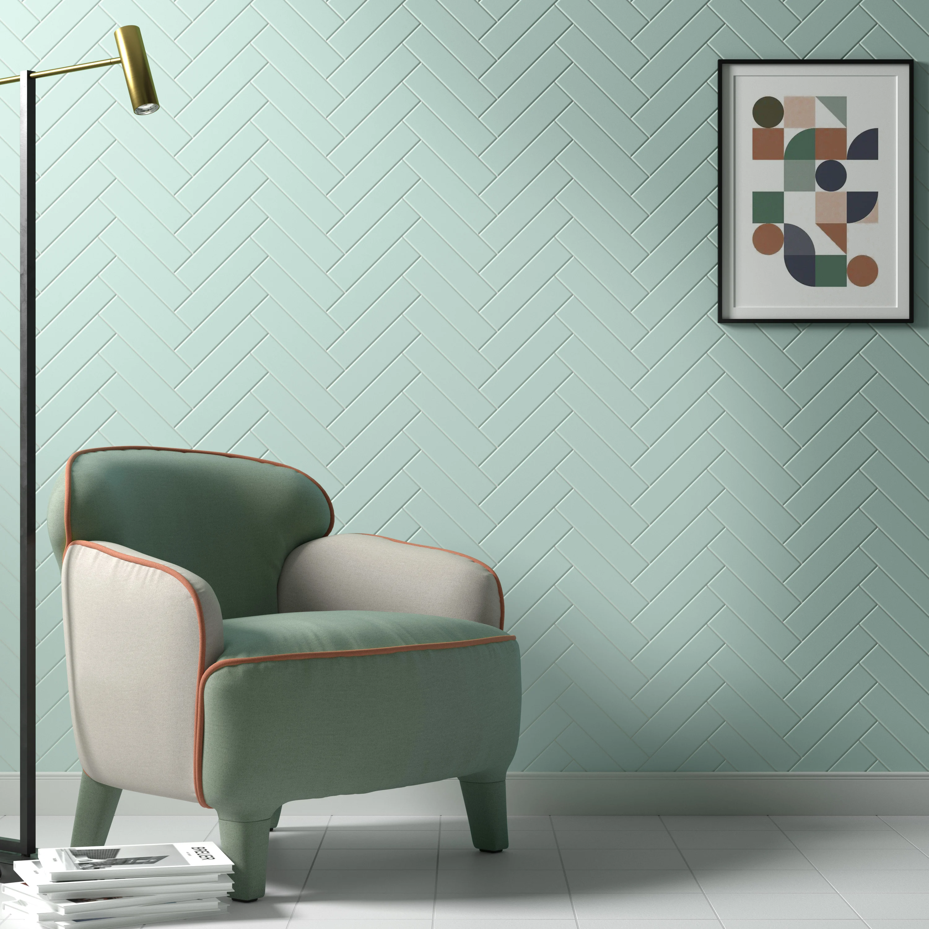 Finley Flat Aloe Wall Tile