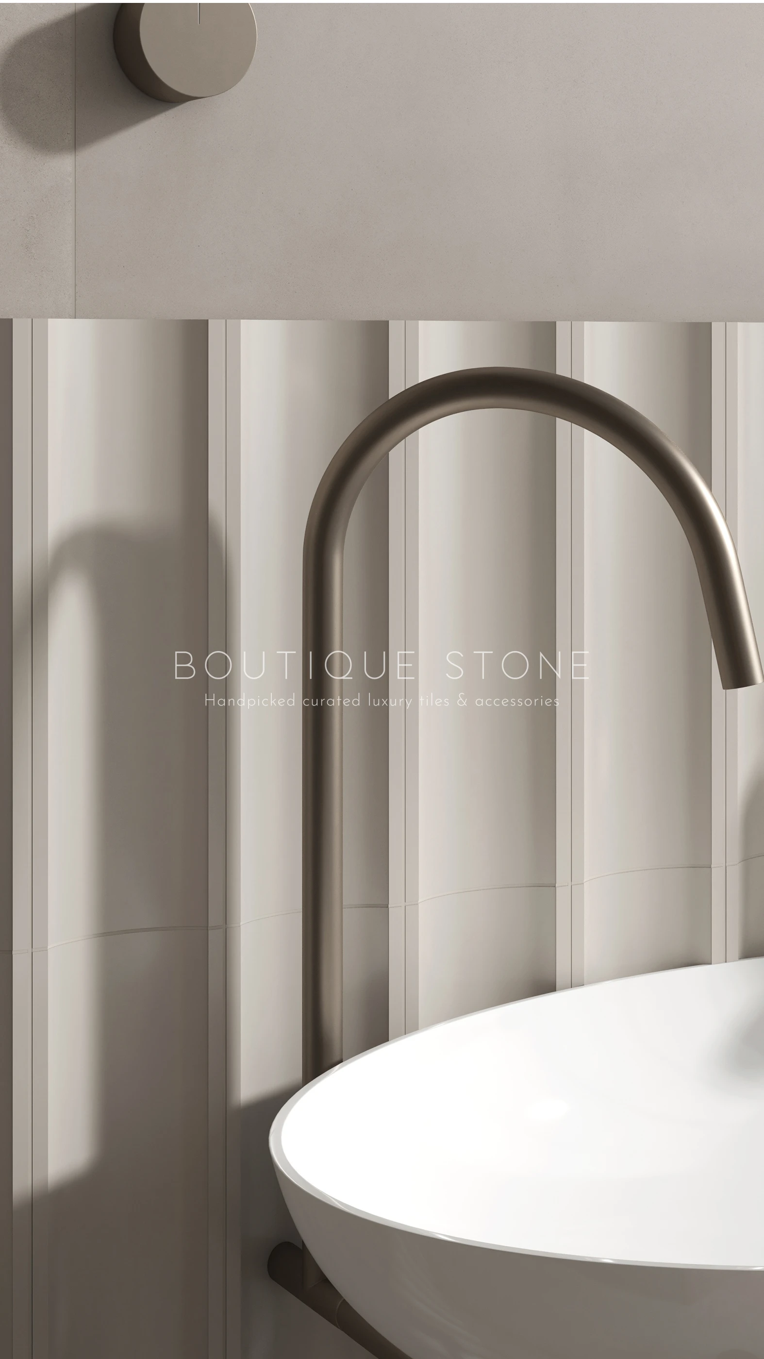 Avion Fog Fluted Tiles