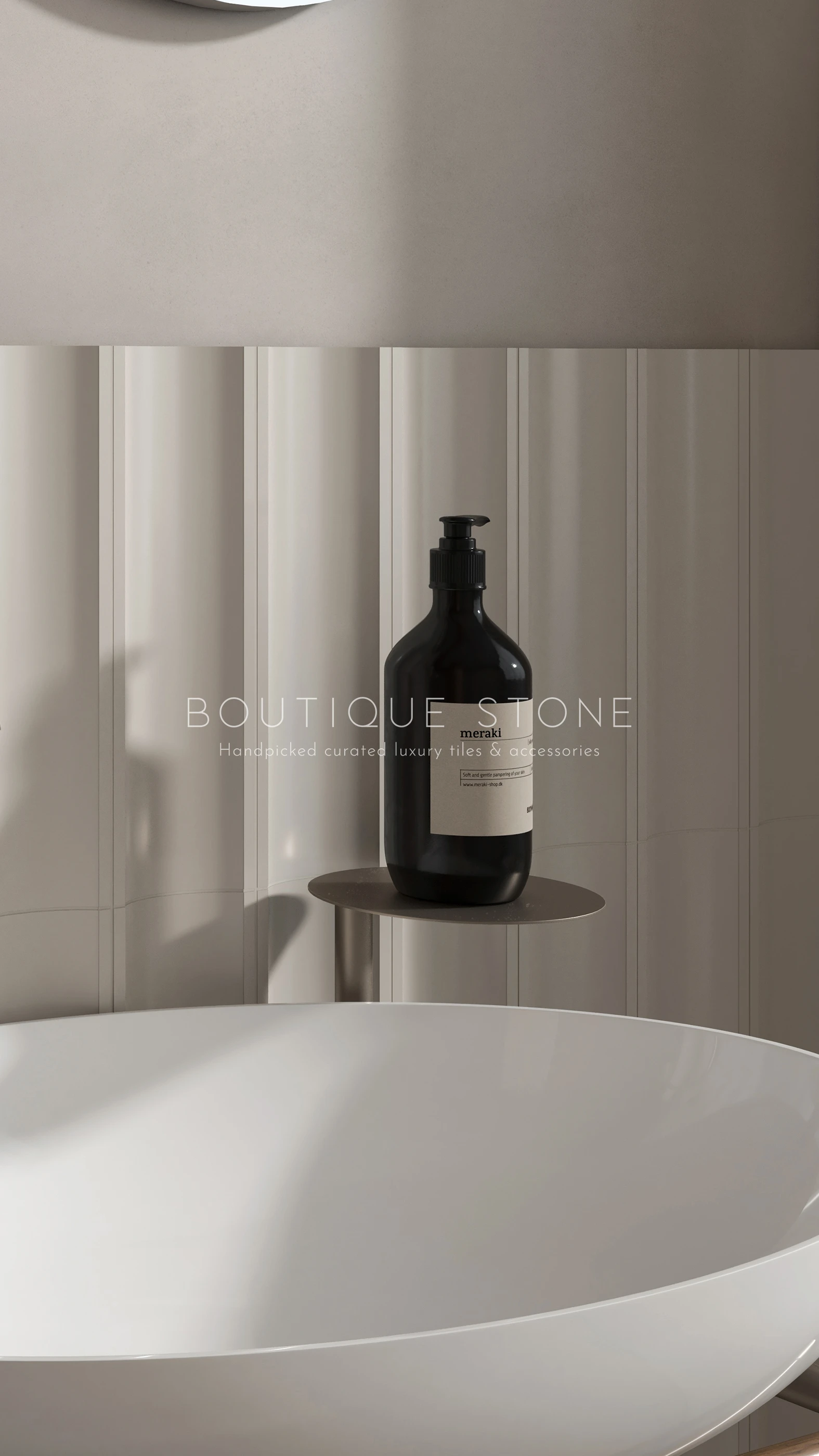 Avion Fog Fluted Tiles