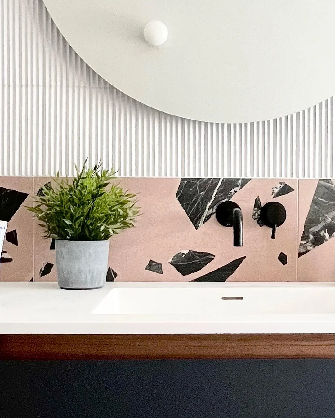 Finley Fluted White Wall Tile