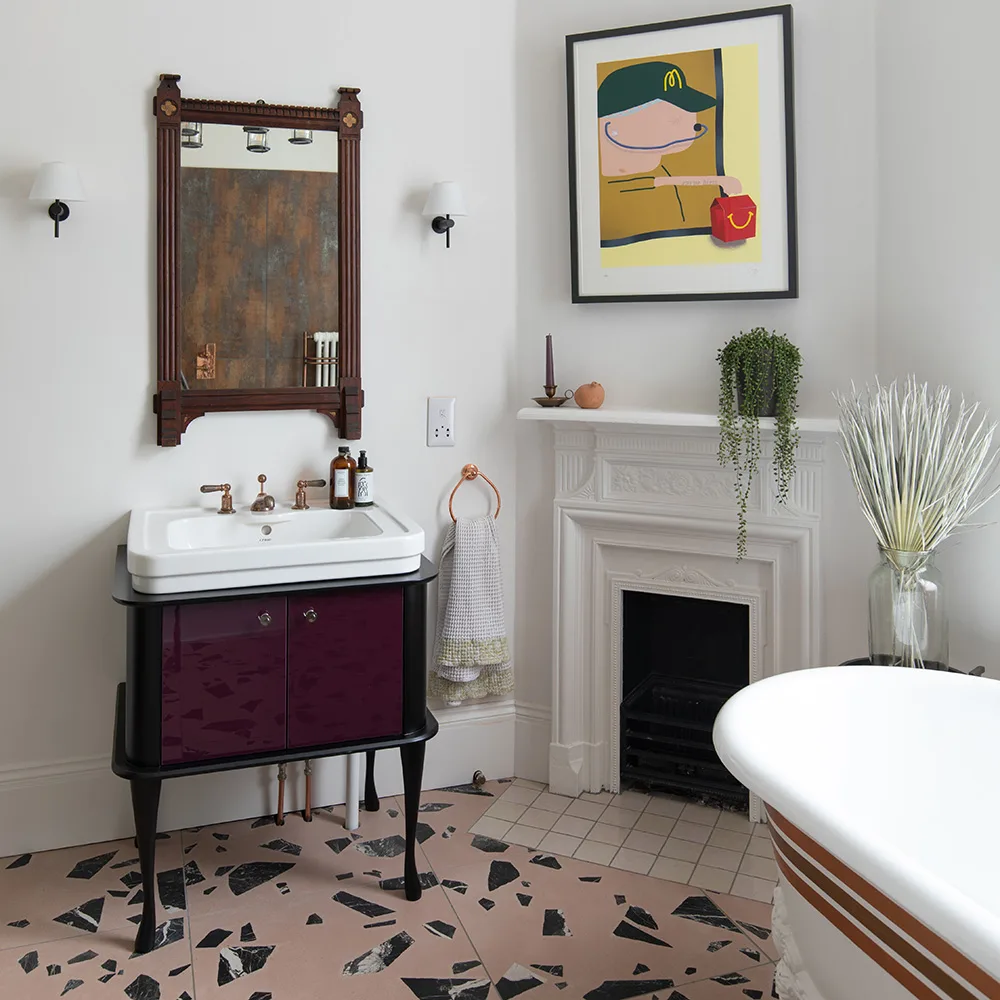 Piper Pink Striped Tiles