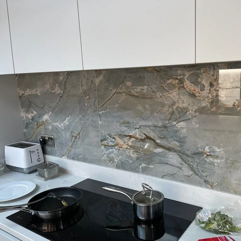 Carrara Marble Mosaic Basketweave