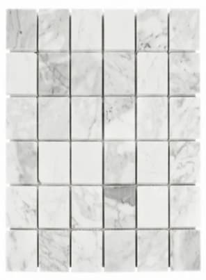 Carrara Marble Mosaic Square