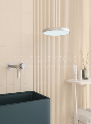 Finley Fluted Ivory Wall Tile