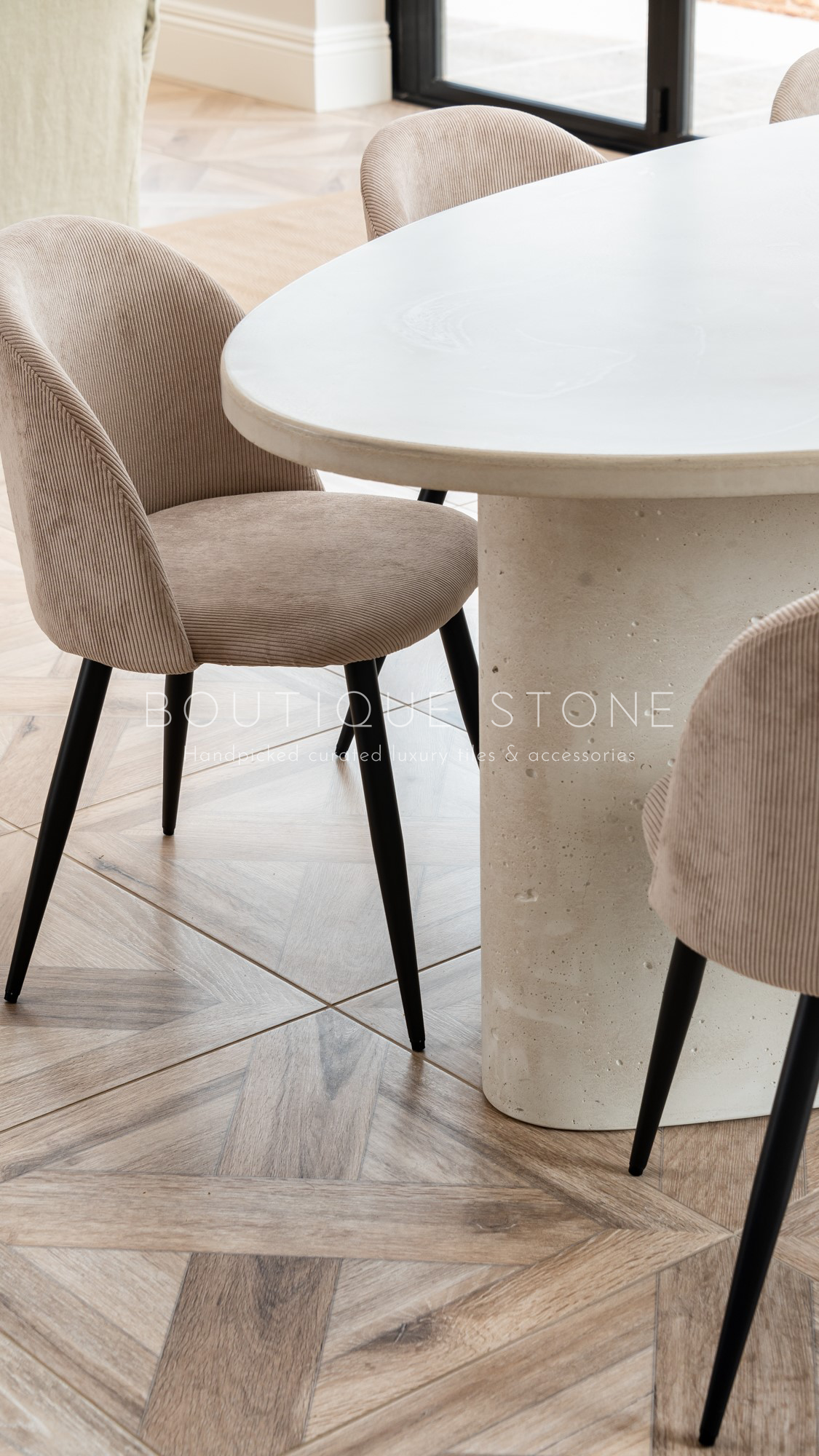 Porcelain wood effect parquet floor tiles